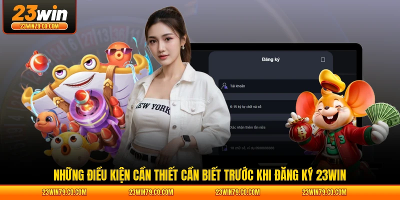 Những điều kiện cần thiết cần biết trước khi đăng ký 23WIN